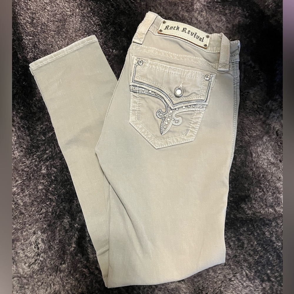 Unique Rock Revival Jeans